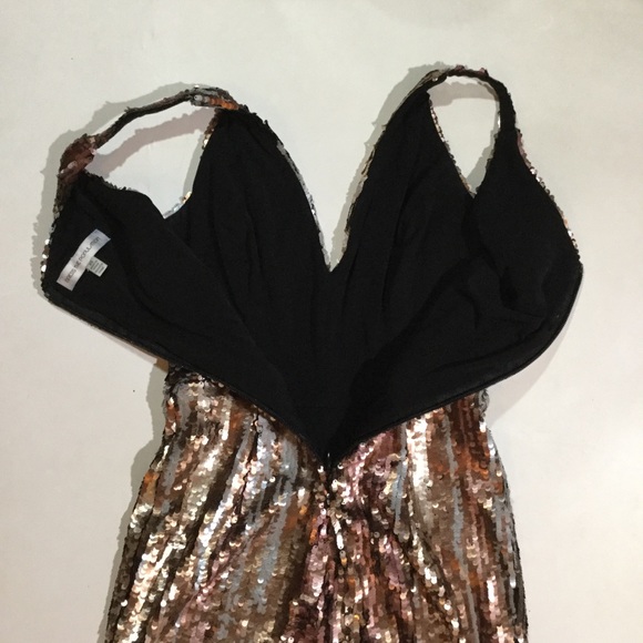 Dress The Population Brushstroke Sequin Jumpsuit - Picture 5 of 8